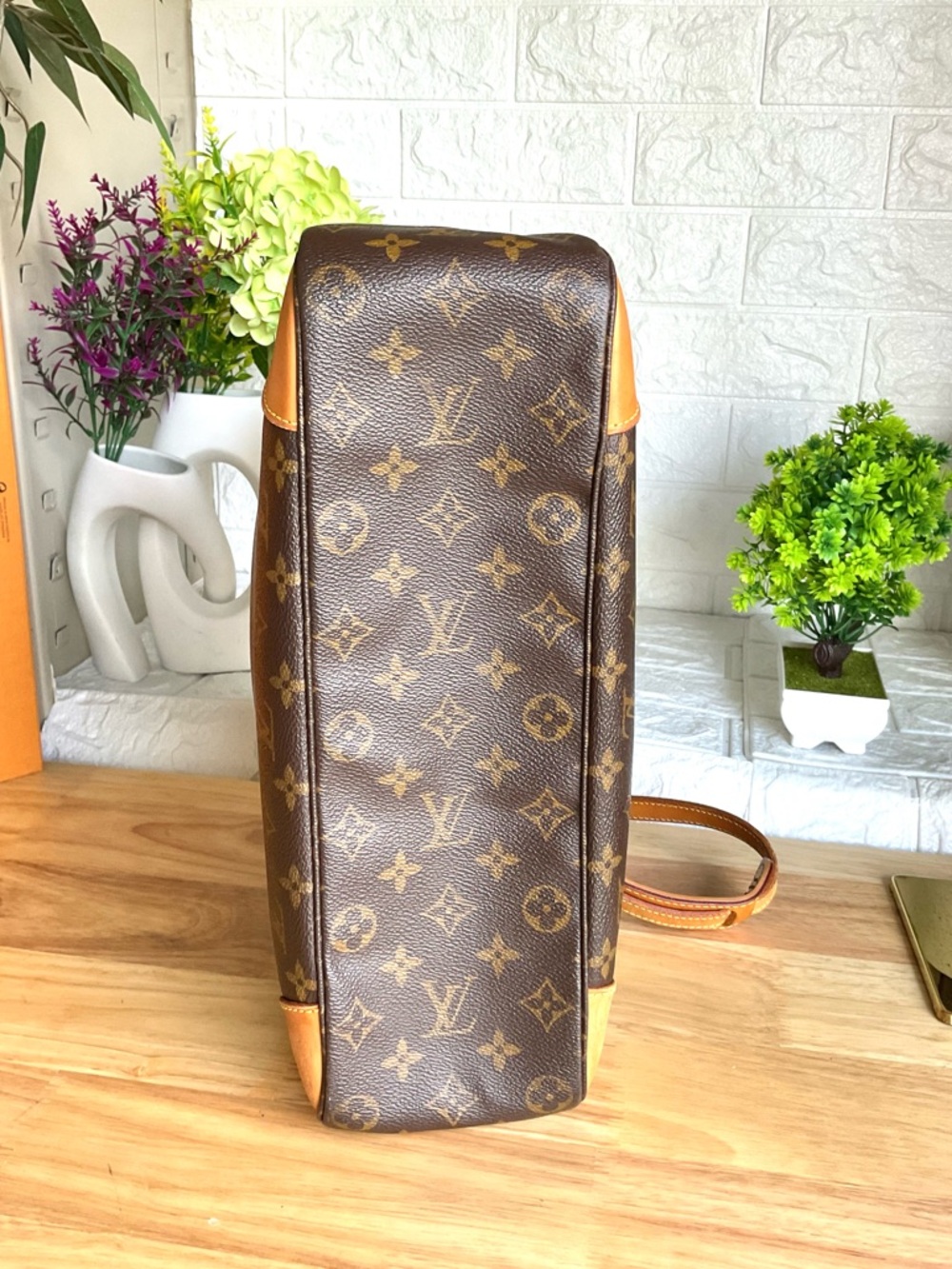 ✅LV LARGE BAG BOULOGNE 35 LOUIS VUITTON AUTHENTIC - Picture 11 of 12